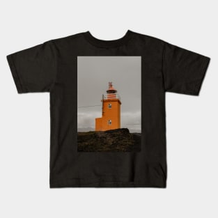 Hópsnes Lighthouse in Grindavik, Iceland Kids T-Shirt